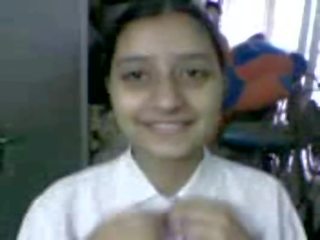 Indieši pievilcīgas 20y vecs koledža meitene ameesha liels krūtis vāvere uz uniforma part1