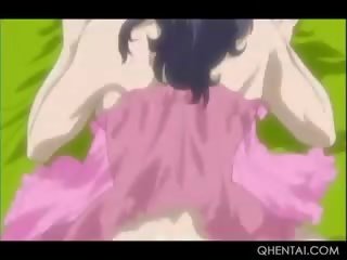 Puszczalska hentai laska nabierający nastolatka załadowany kutas w górę w jej cipka