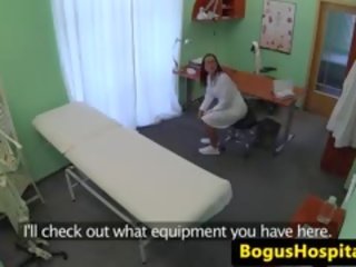 Doctor Pounds Eurobabe On Top Of Desk