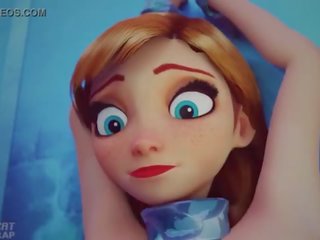 Elsa ja anna sidumine ja sadomaso mängima