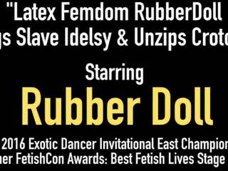 Латекс жіноче домінування rubberdoll вистачить раб idelsy & unzips.