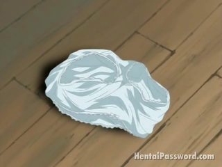 Kõhn brünett anime hotty eemaldamine püksikud ja masturbeerimine märg tussu edasi a põrandal